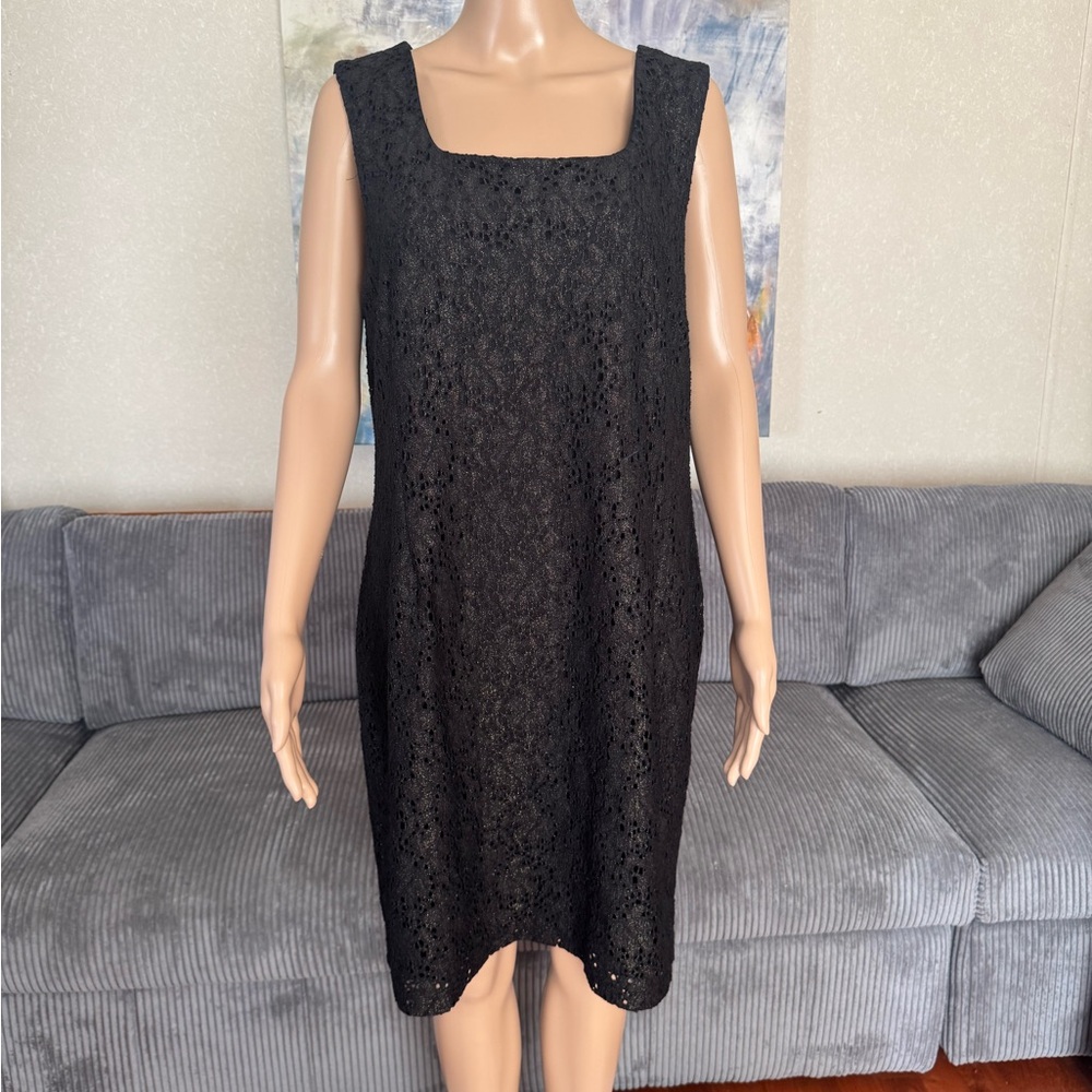 Jessica Black Lace Detail Dress